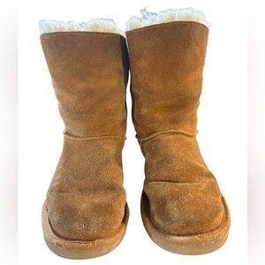 Kookaburra by Ugg Victoria Mini Boots Chestnut Suede Faux Fur Lining